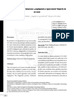 Caries de La Infancia Temprana Negligencia o Ignorancia Reporte de