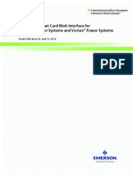 VEC Web Interface Manual SECTION5982 Netsure Vortex Ethernet Card Web Interface