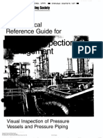 THE PRACTICAL REFERENCE GUIDE For WELDING INSPECTION MANAGEMENTTed Visual Inspection of Pressure Vessels and Pressure Piping PDF