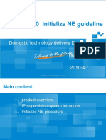 ZXMP M920 Initialize NE Guideline