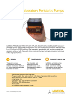 LAMBDA Laboratory Peristaltic Pump Leaflet