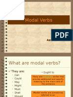 Modal Auxillary Verbs