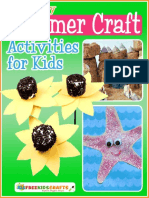 14 Easy Summer Craft Activities For Kids Free Ebook