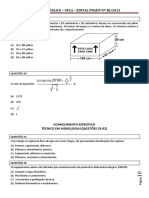 Tecnico Hidrologia Prova