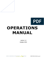 Operations Manual: October 2005