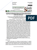 Pattern of Rooting and Growth of Cuttings of Some Species of Insecticidal and Medicinal Importance As Affected by Growth Promoting Substances