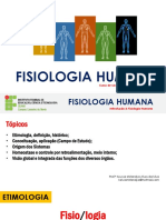 Aula 1 - Fisiologia Humana