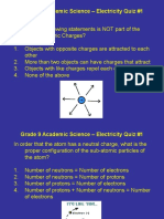 Unit 4 - Electricity Quiz #10