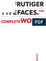 Adrian Frutiger Typefaces The Complete Works