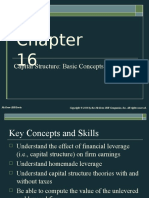 Capital Structure: Basic Concepts: Mcgraw-Hill/Irwin