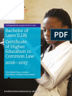 Law Prospectus 2016-17