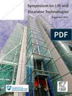 Lift and Escalator Symposium Proceedings 2011