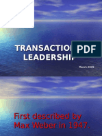 Transactional Leadership