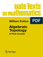 (Series - Graduate Texts in Mathematics, Vol. 153) William Fulton-Algebraic Topology - A First Course-Springer-Verlag (1995)