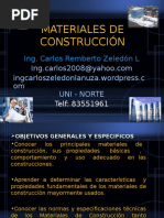 Clase Uno Materiales de Construcción