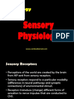 Sensory Physiology