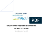 Growth and Responsibility in The World Economy: Summit Declaration (7 June 2007)