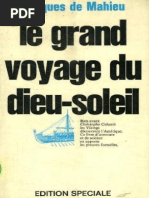 De Mahieu Jacques - Le Grand Voyage Du Dieu-Soleil