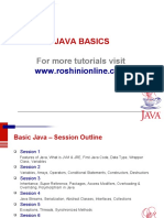 Java Basics Java Basics: For More Tutorials Visit For More Tutorials Visit