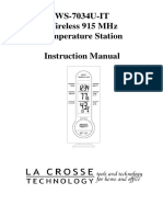 Lacrosse Outdoor Thermometer Manual Ws-7034-IT-CA