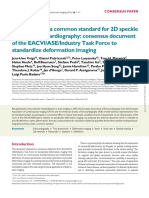 2d Speckle Tracking Echocardiography PDF