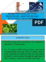 Microbial Behaviour Against Newer Methods of Food Processing