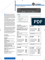 Crown Xls Series Datasheet Original