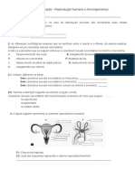 Teste de Avaliação Reprodução Micróbios