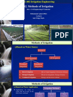 Methods of Irrigation