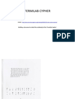 Fermilab Cypher: Building A Document To Detail The Solution(s) of The Fermilab Cypher'