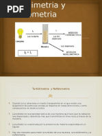 Turbidimetria y Nefelometria