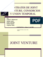 Contratos de Joint Venture, Consorcios y Union