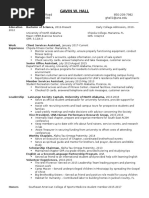 Gavin Hall Resume