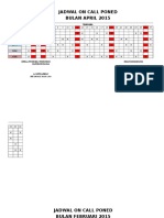 Jadwal On Call