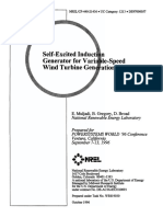 Self-Excited Indo Generator For V Wind Turbine Gen Le-Speed Ation