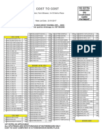 Cost To Cost Price List PDF