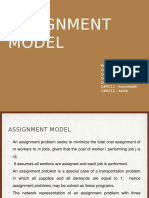 Assignment Model