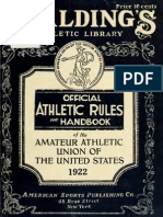 (1922) Handbook of The Amateur Athletic Union