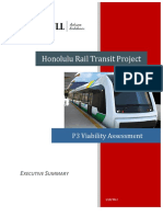 Executive Summary of The Honolulu Rapid Transit Project