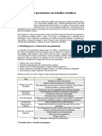 O Uso de Questionarios em Trabalhos Científicos PDF