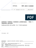 NCH 2501 (1) .1 Of2000 Andamios Metálicos Modulares Prefabrica PDF