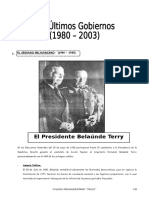 IV BIM - 5to. Año - Guía 7 - Los Últimos Gobiernos 1980-2003