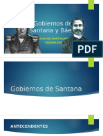 Gobiernos de Santana y Báez