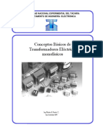 Transformadores Monofäsicos. Conceptos Básicos