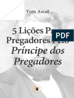 Tom Ascol - 5 Lições Aos Pregadores Spurgeon PDF