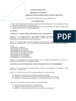 Consejo Directivo - Reglamento Interno