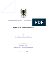 Apuntes en Electrodinámica - Diego Gallego.