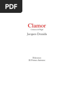 Clamor Columnas de Hegel