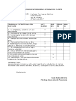 Ficha de Seguimiento Primeras Semanas de Clases