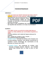 COURS 1 Thermo Medecine 2016